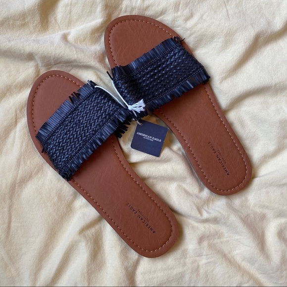 American Eagle Outfitters Chevron Strap Sandals - Picture 2 of 5